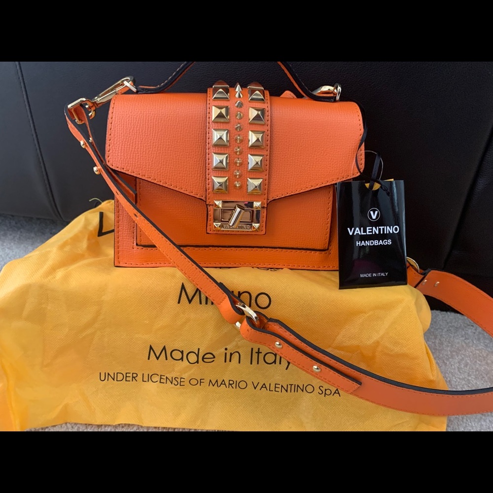 Valentino authentic leather crossbody bag